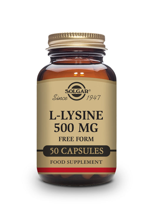L-LISINA 500 mg. Cápsulas Vegetales