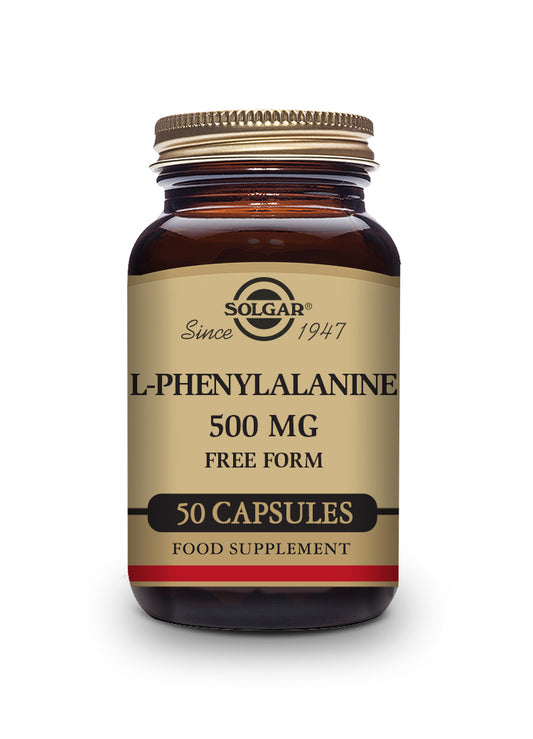 L-FENILALANINA 500 mg. 50 Cápsulas Vegetales
