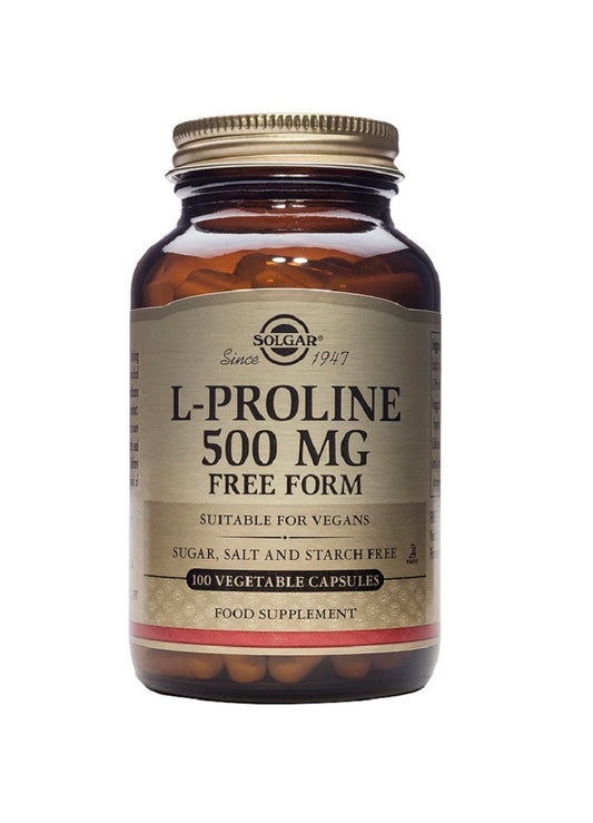 L-PROLINA 500 mg. 100 Cápsulas Vegetales