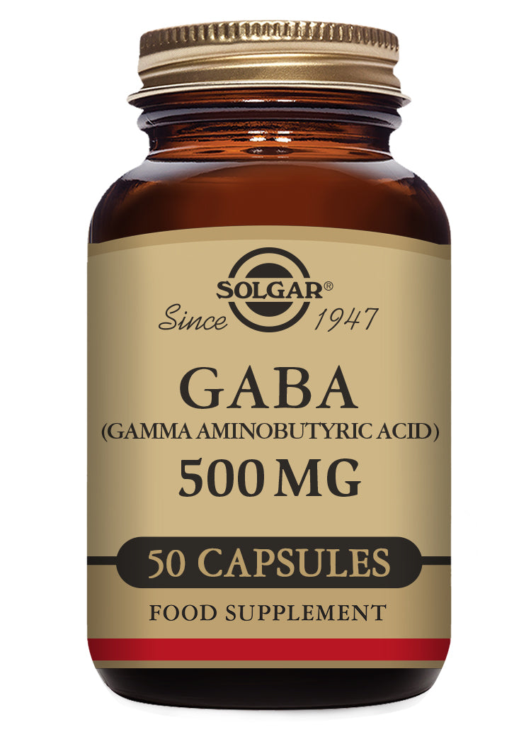 GABA 500 mg. 50 Cápsulas Vegetales