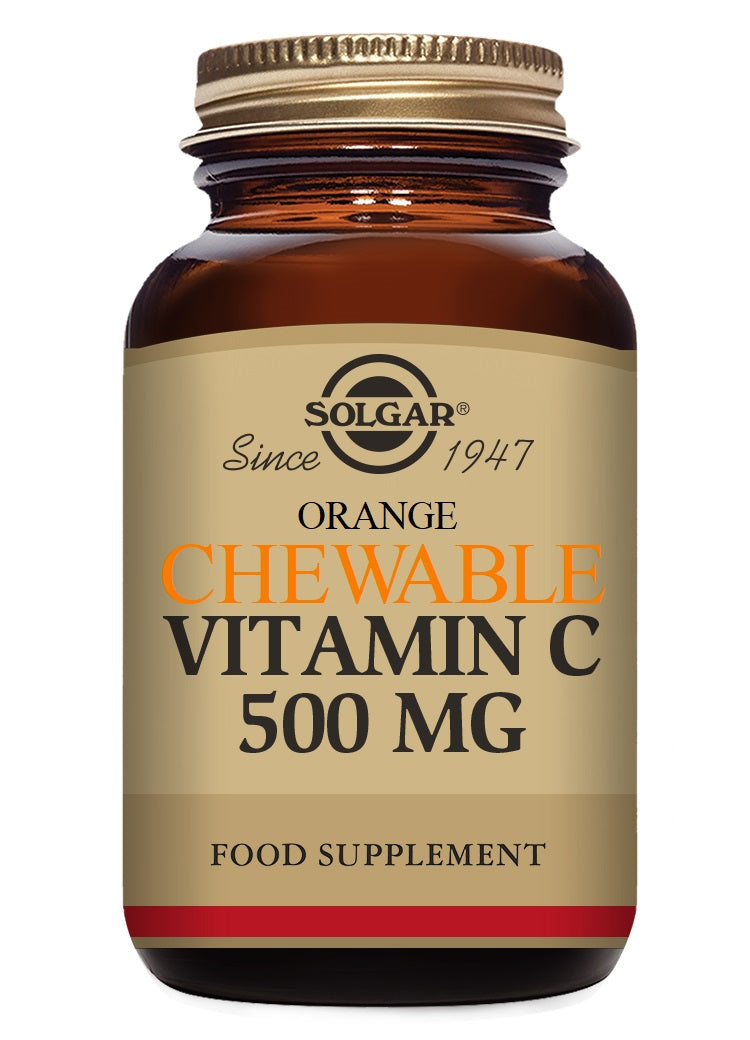 VITAMINA C 500 (sabor natural de naranja). 90 Comprimidos Masticables
