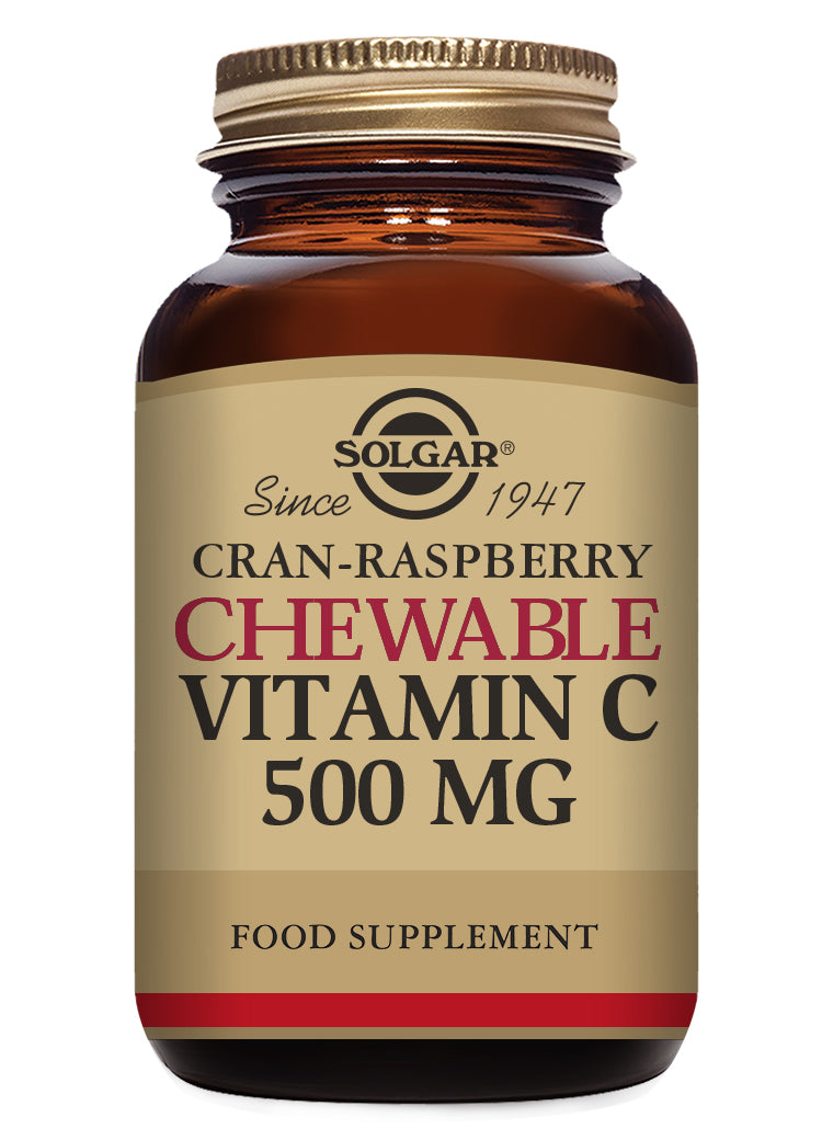 VITAMINA C 500 (sabor natural de frambuesa). 90 Comprimidos Masticables
