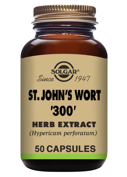 HIPÉRICO 300 mg «Corazoncillo» (Hypericum perforatum). 50 Cápsulas Vegetales