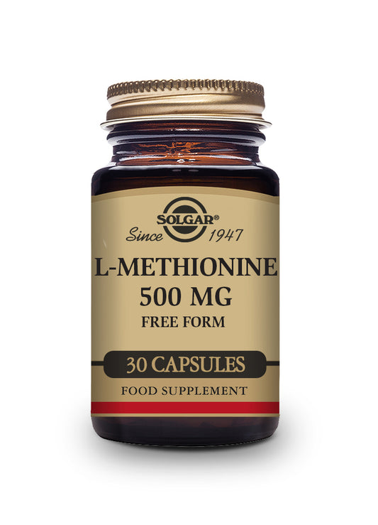 L-METIONINA 500 mg. 30 Cápsulas Vegetales