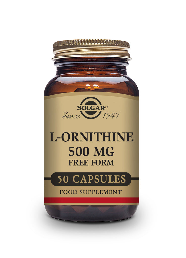 L-ORNITINA 500 mg. 50 Cápsulas Vegetales