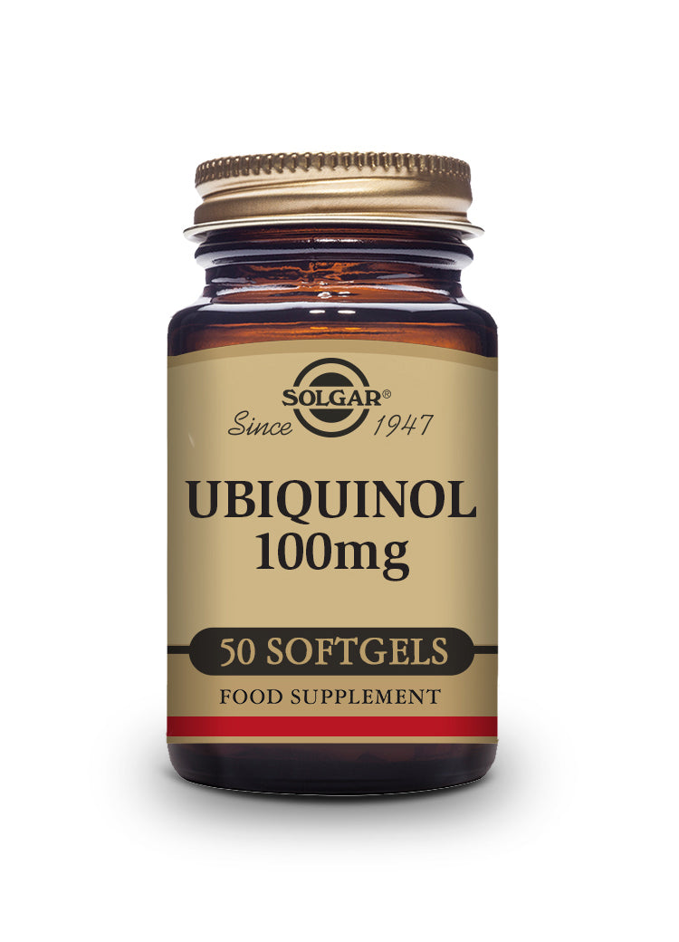 UBIQUINOL 100 mg. Forma reducida de CoQ-10. 50 Cápsulas Blandas