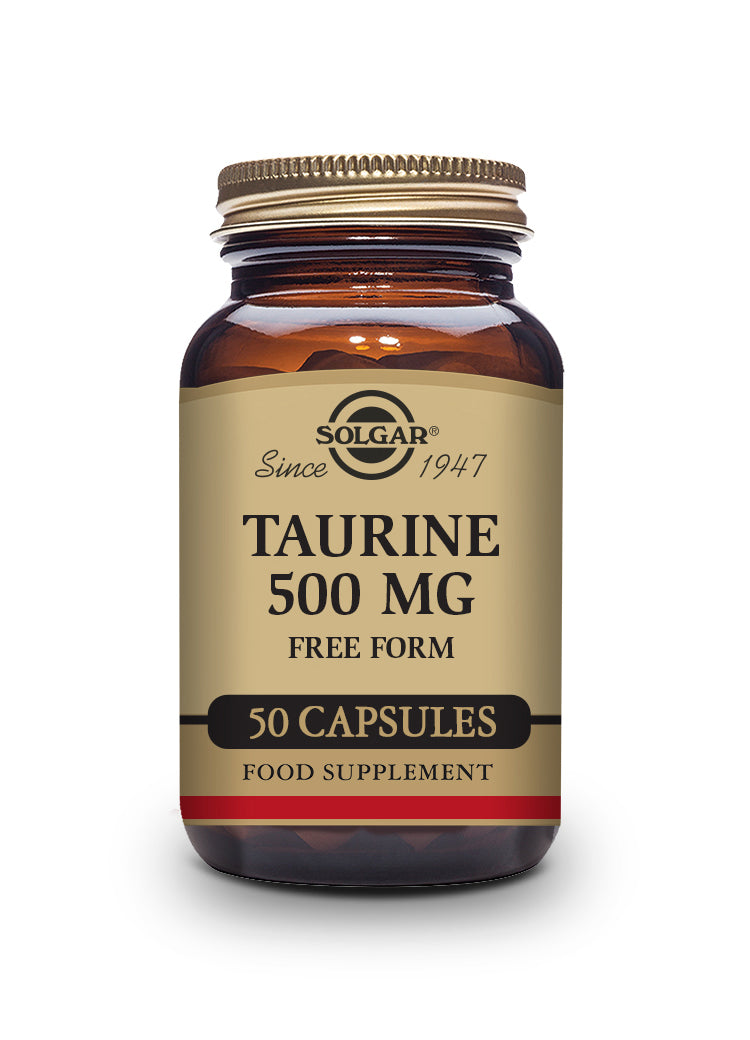 TAURINA 500 mg. 50 Cápsulas Vegetales