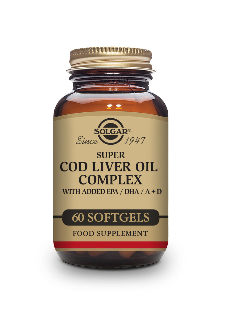 SUPER COD LIVER OIL COMPLEX. 60 Cápsulas Blandas