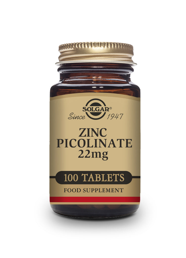 ZINC PICOLINATO 22 mg. 100 Comprimidos