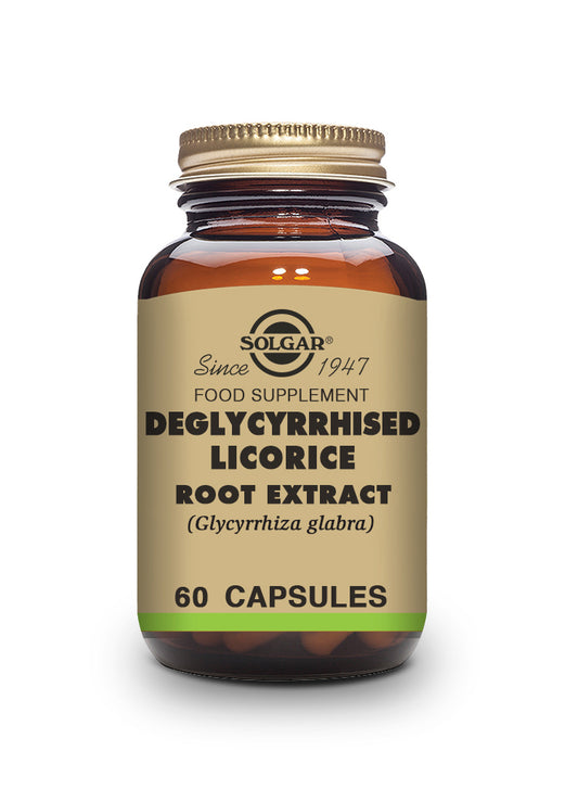 REGALIZ DESGLICIRRIZADO – Raíz – (Glycyrrhiza glabra). 60 Cápsulas Vegetales