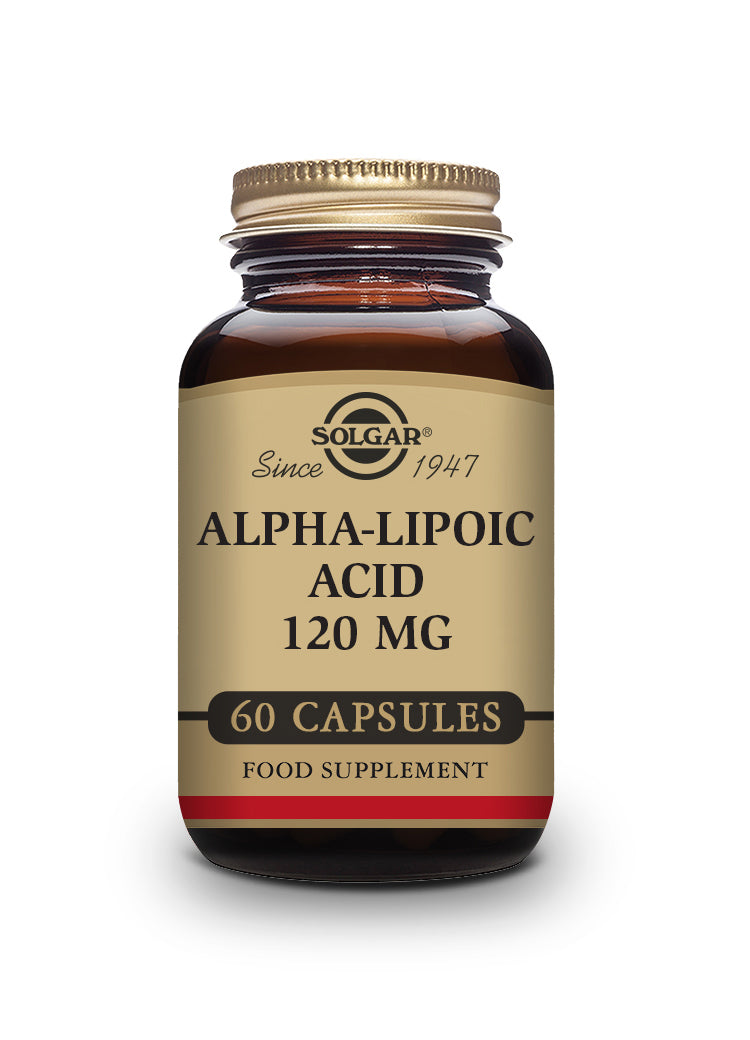 ÁCIDO ALFA LIPOICO 120 mg. 60 Cápsulas Vegetales