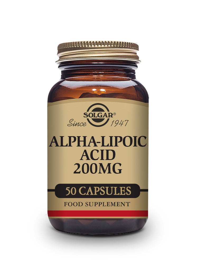 ÁCIDO ALFA LIPOICO 200 mg. 50 Cápsulas Vegetales